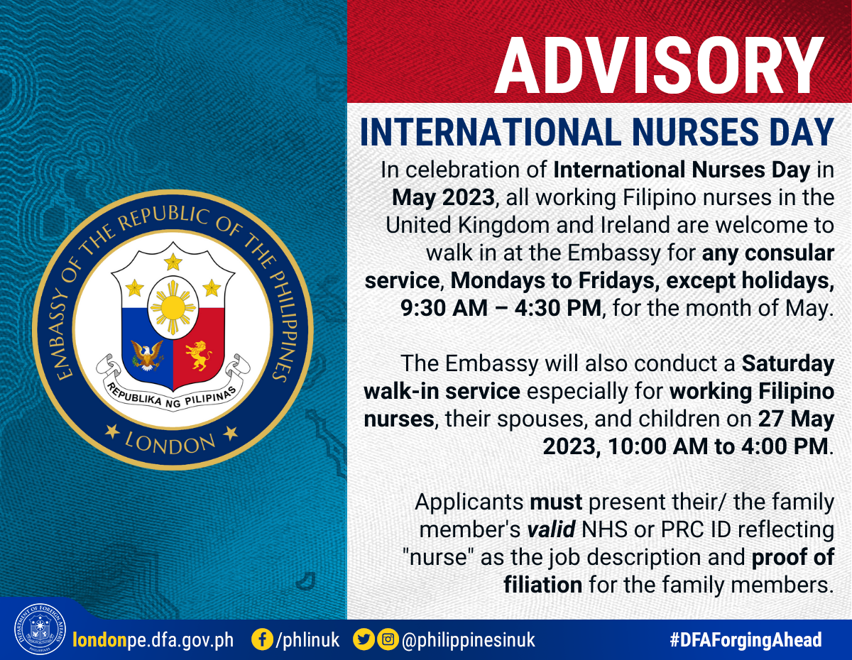 International Nurses Day Advisory