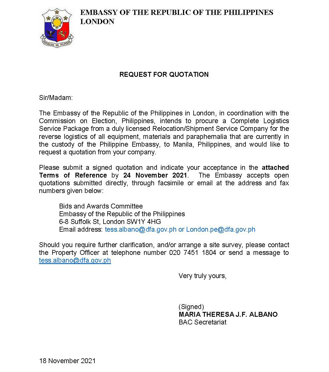 RFQ TOR. RELOCATION OF COMELEC EQUIPMENT PARAPHERNALIA.reposting Page 1 web