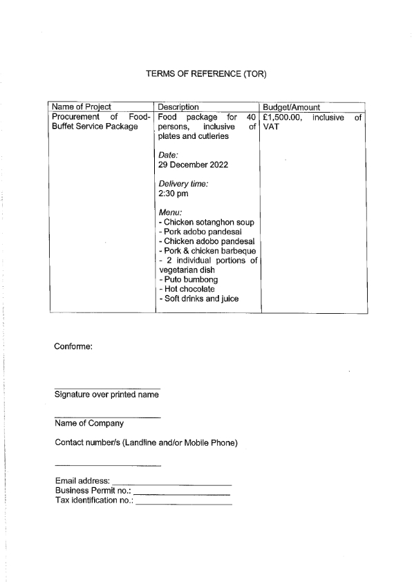 RFQ TOR.FOOR PACKAGE ON 29 DEC 2022 002