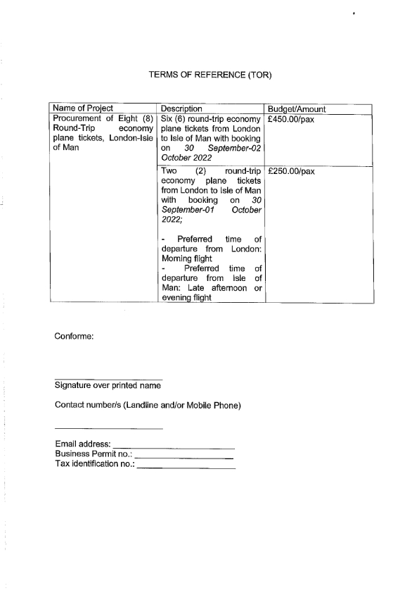 RFQ TOR.PLANE TICKETS.ISLE OF MAN OUTREACH.30 SEP 02 OCT 2022 002