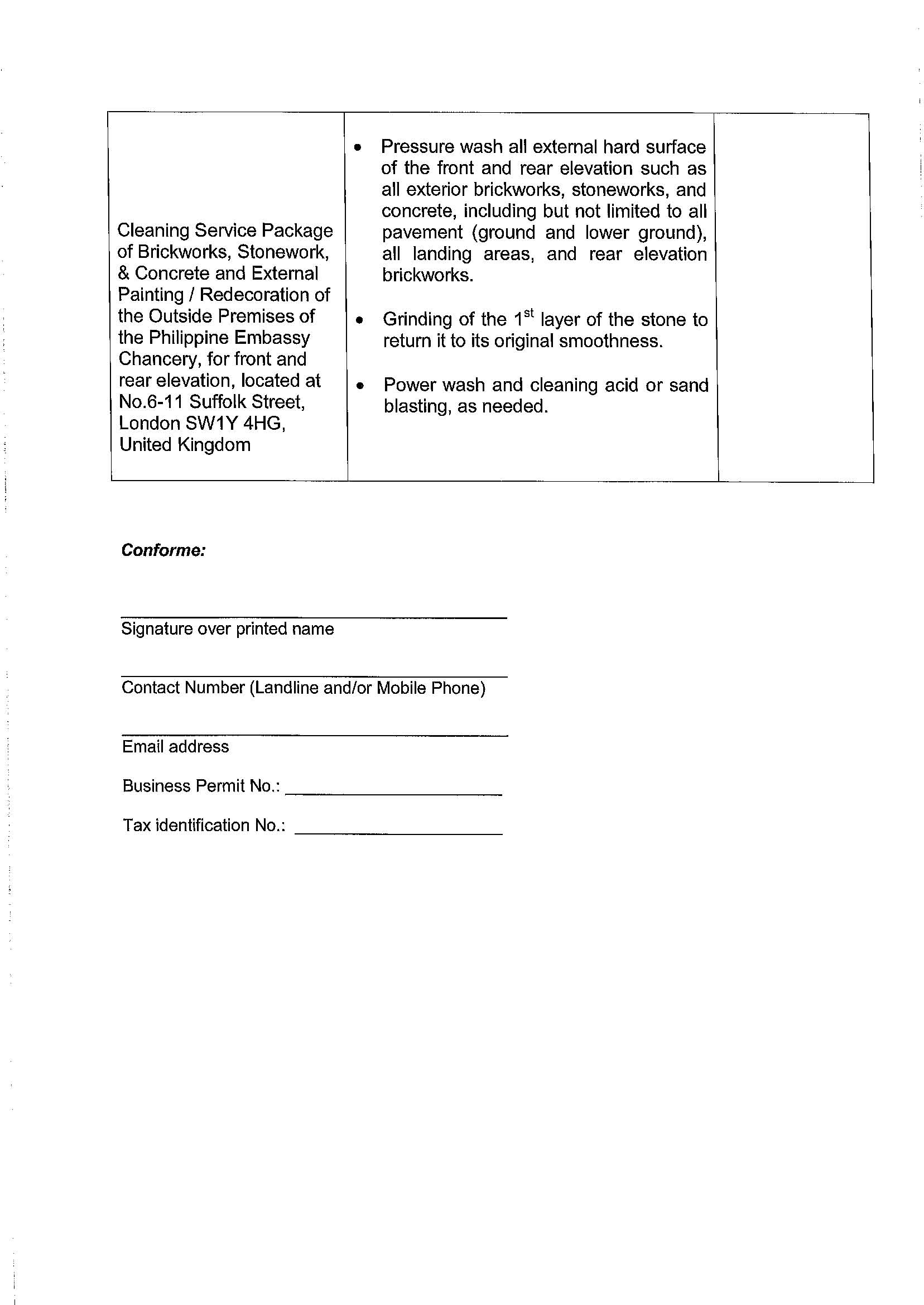 RFQ TOR.REPAIR PAINTING OF CHANCERY Page 3