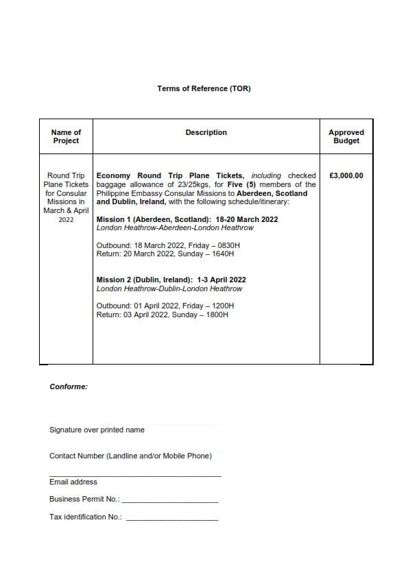 RFQ TOR. Plane Tickets.Consular Missions to Aberdeen Dublin.March April 2022 002