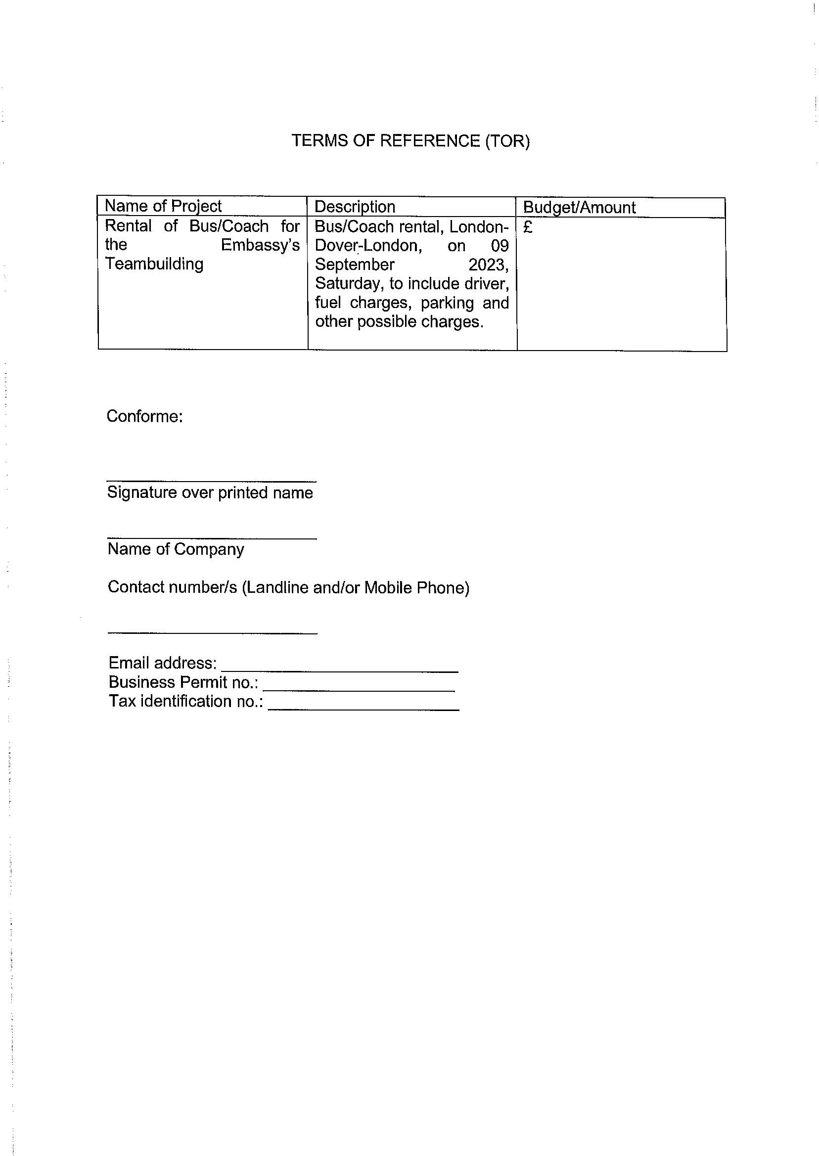 RFQ TOR.BUS COACH RENTAL.09 SEP 2023 Page 2