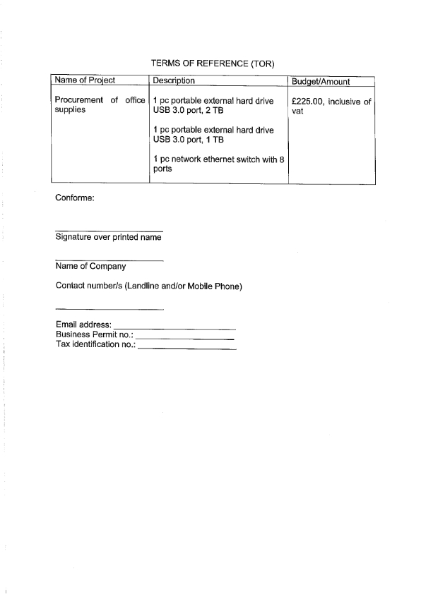 RFQ TOR.OFFICE SUPPLIES.26 SEP 2023 002