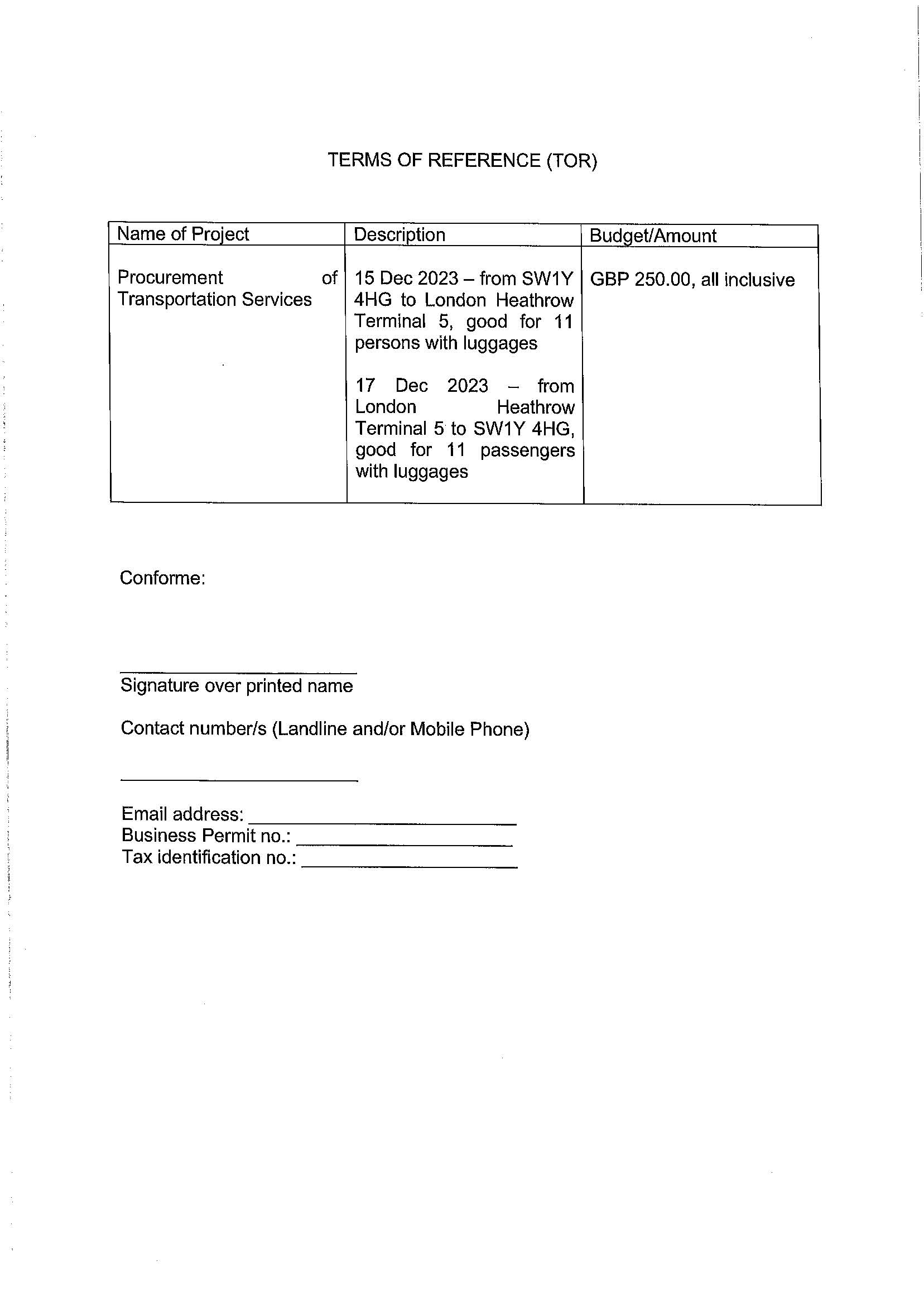 RFQ TOR.TRANSPO SERVICES ON 15 17 DEC 2023 Page 2