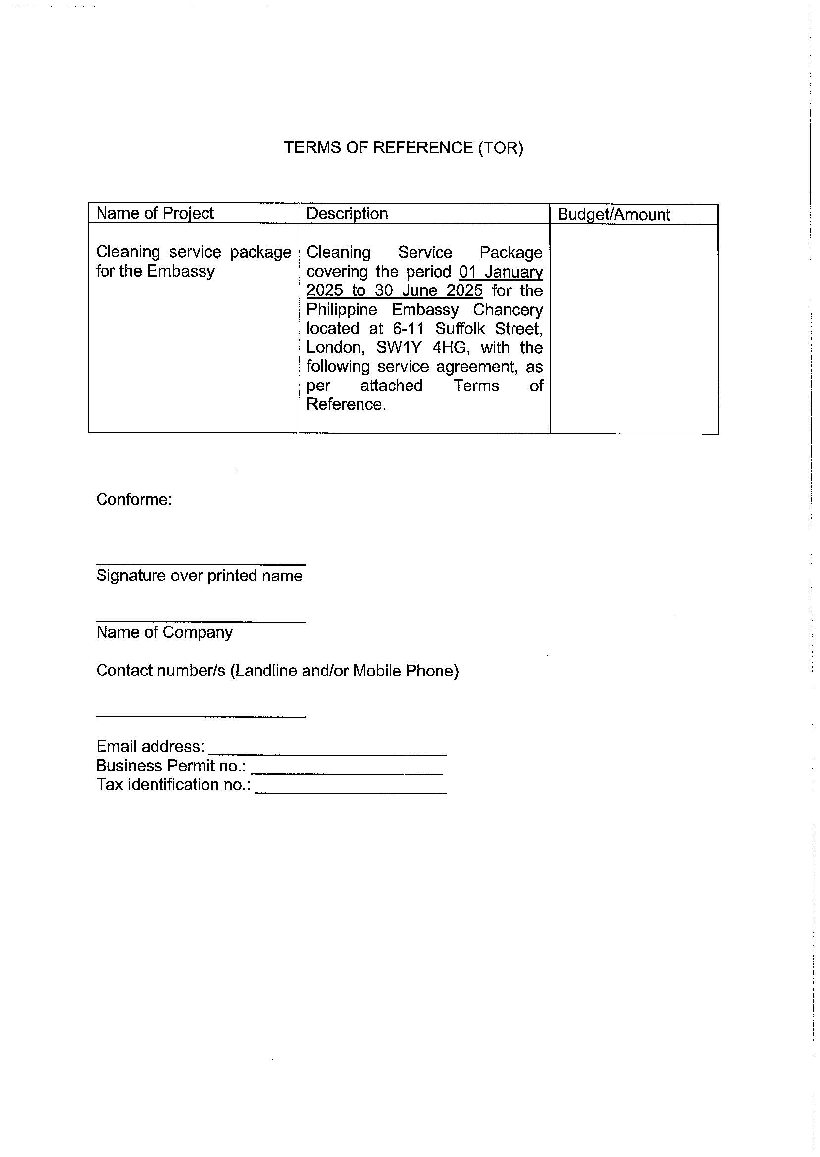 RFQ.CLEANING SERVICE PACKAGE.JAN JUN 2025 Page 2