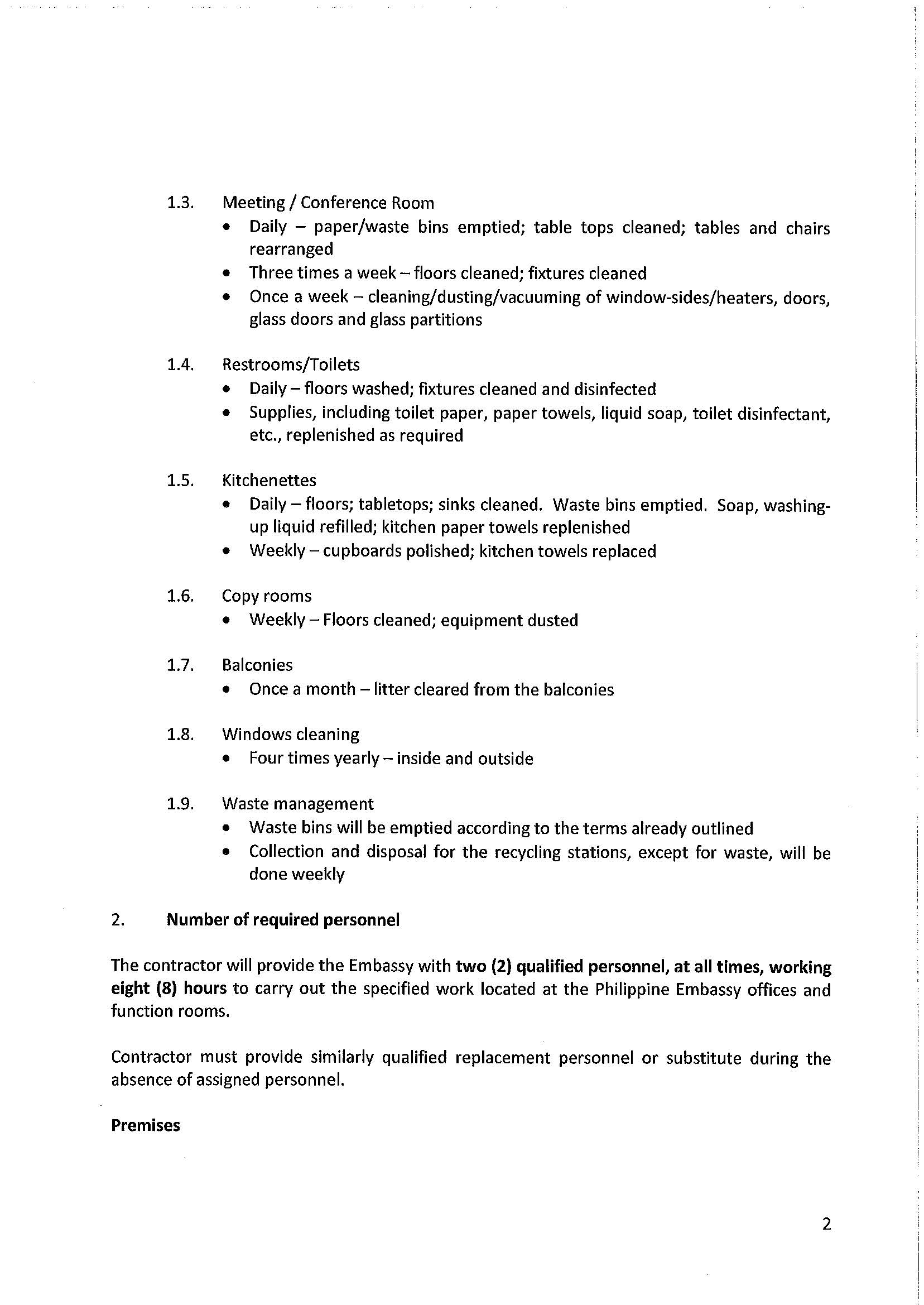 RFQ.CLEANING SERVICE PACKAGE.JAN JUN 2025 Page 4