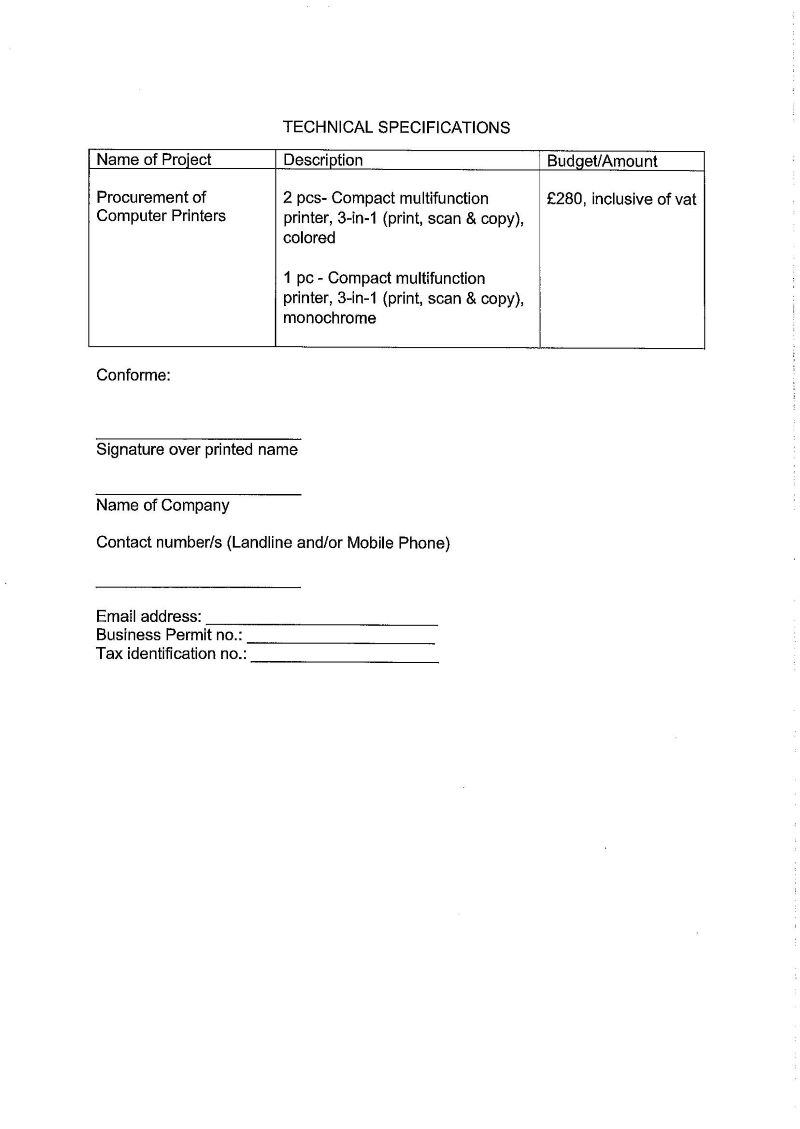 RFQ.COMPUTER PRINTERS Page 2