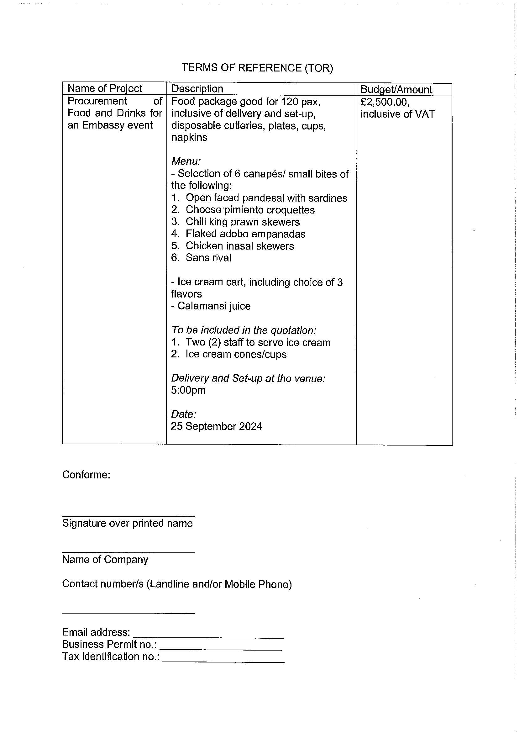 RFQ.FOOD AND DRINKS ON 25 SEPT 2024 Page 2