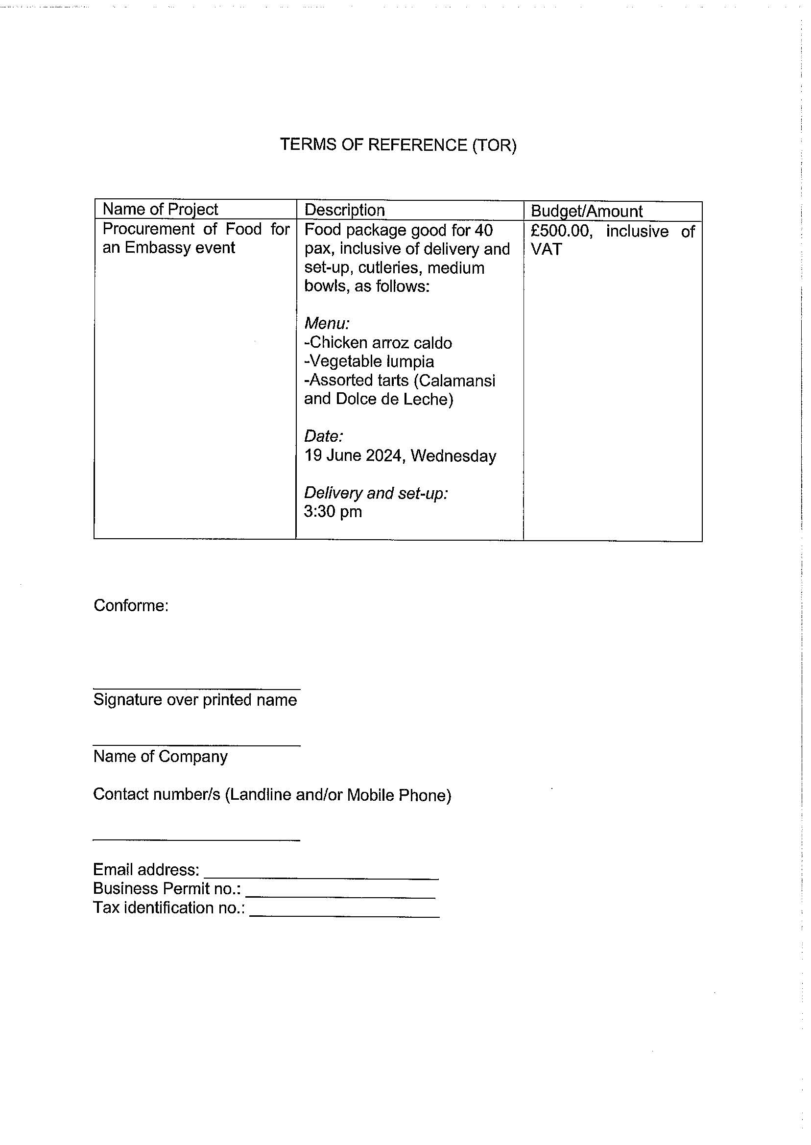 RFQ.FOOD PACKAGE ON 19 JUN 2024 Page 2