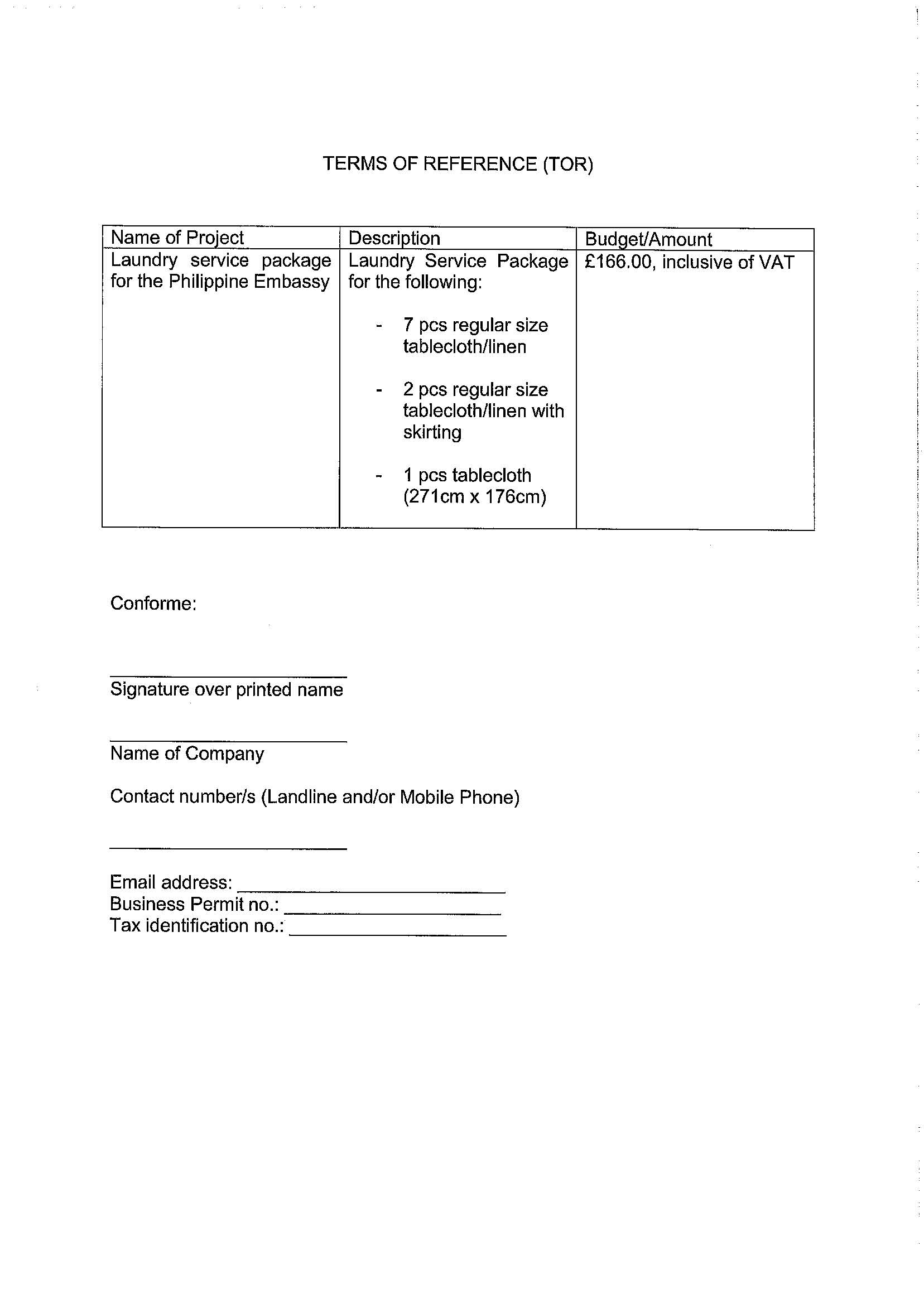 RFQ.LAUNDRY SERVICE PACKAGE Page 2