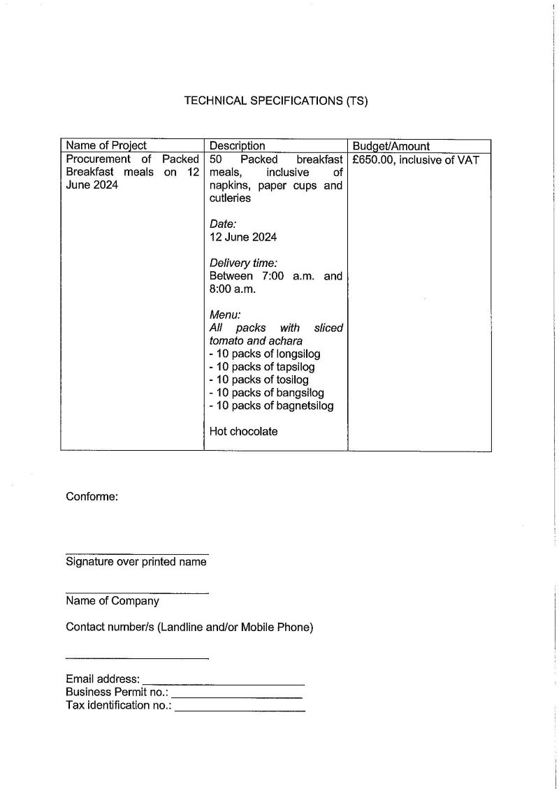 RFQ.PACKED BREAKFAST Page 2