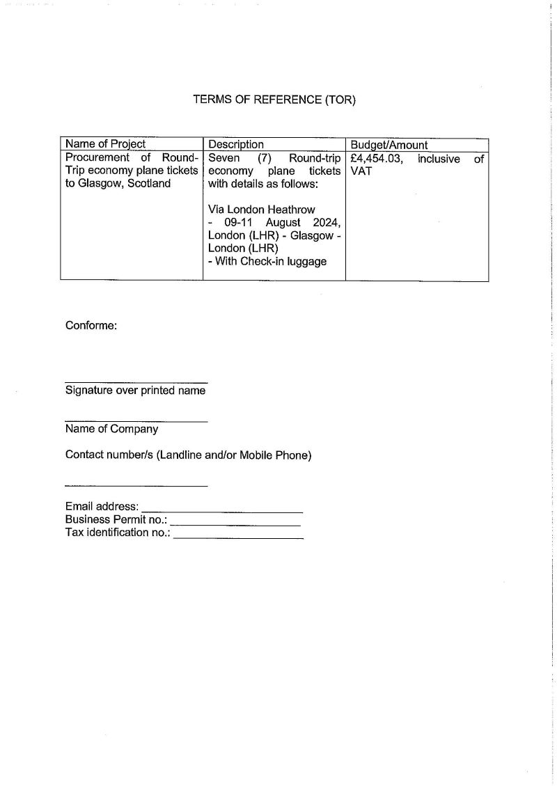 RFQ.PLANE TICKETS TO GLASGOW Page 2