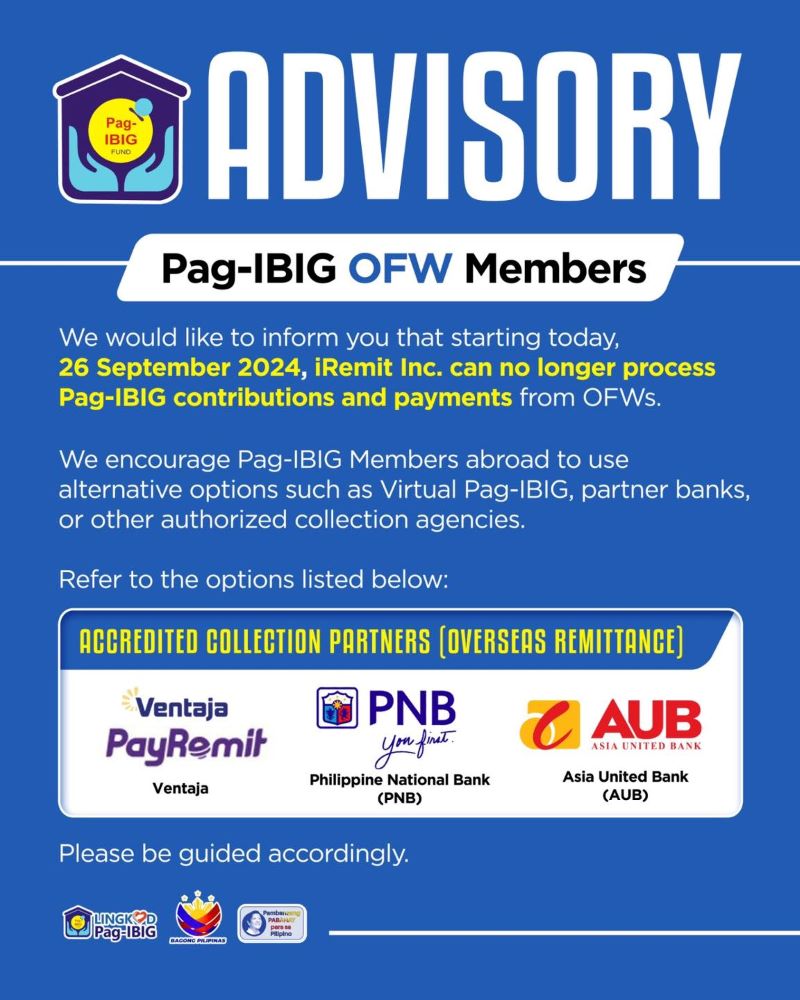 PAGIBIG Advisory